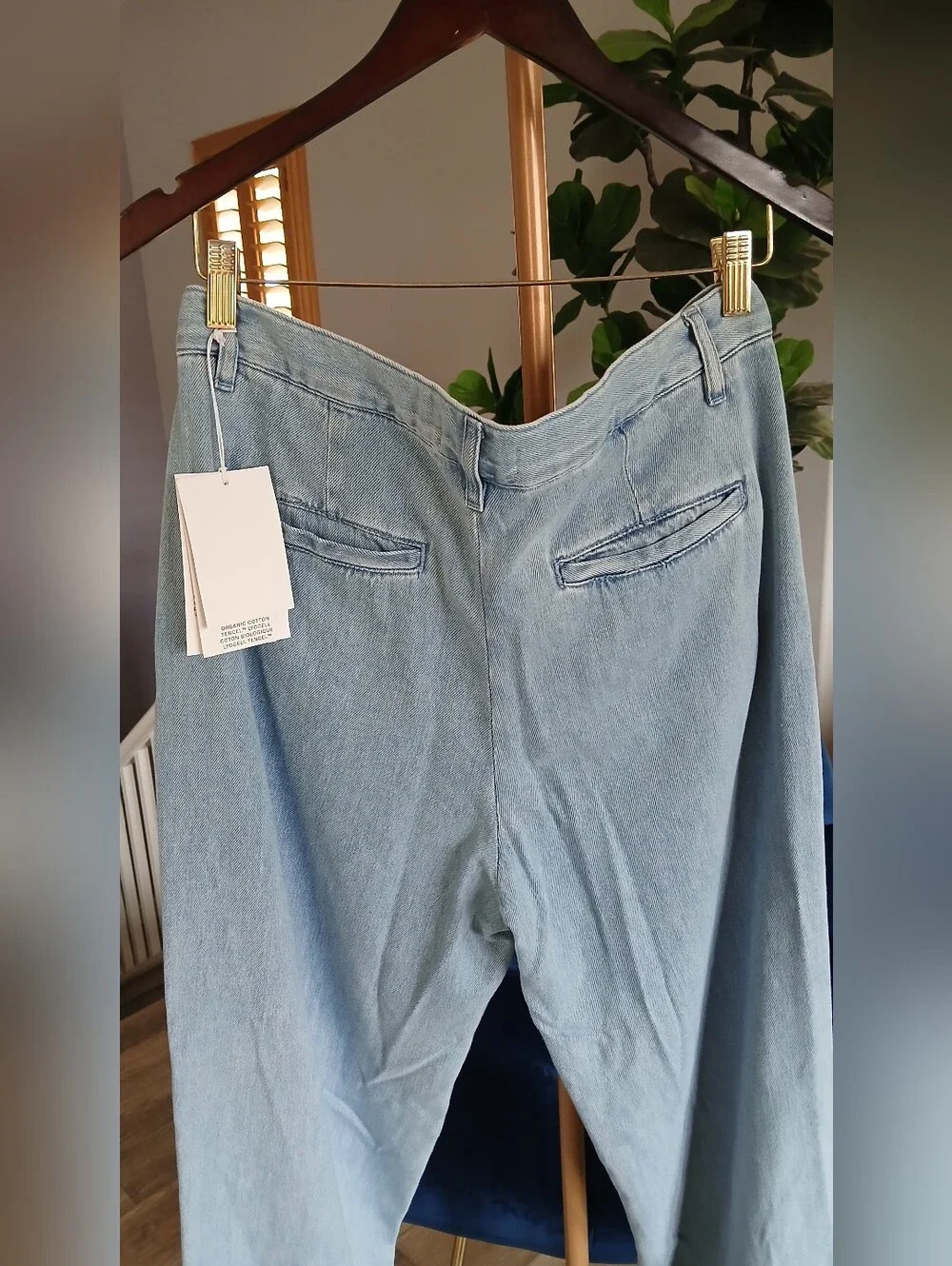 NWT COS Straight-Leg Denim Trousers. Size 12